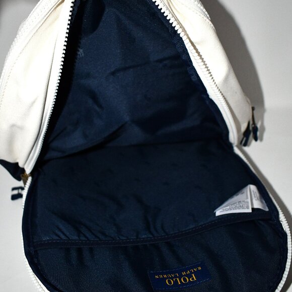 Polo Ralph Lauren Polo Kids 67 League Backpack in refined Navy #9AR166A NWT Deta main image 5